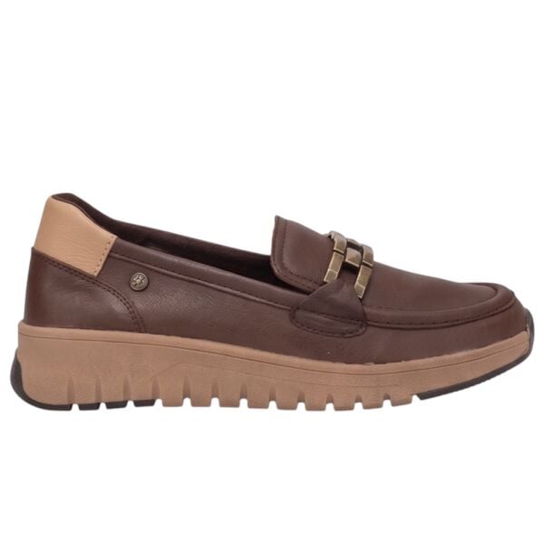 Mammamia D26KA-3610-B Kahve Kadın Comfort Deri Ayakkabı