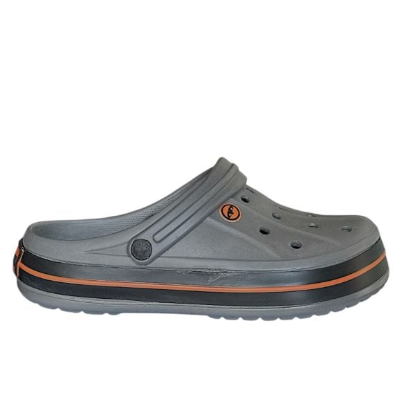 Akınal Bella E457 Gri/Turuncu Erkek Sabo Terlik