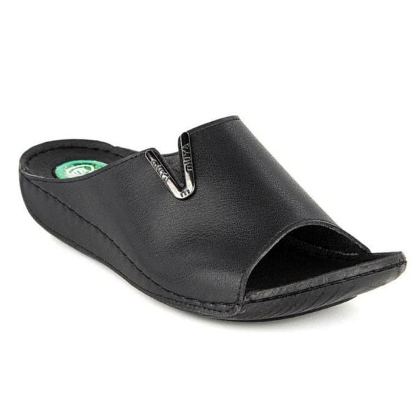 Muya 32219 Mena Siyah Kadın Anatomik Topuk Dikeni Terlik