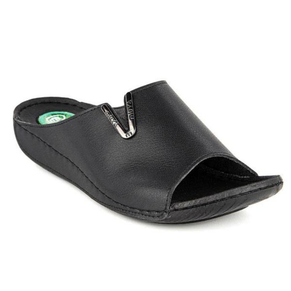 Muya 32219 Mena Siyah Kadın Anatomik Topuk Dikeni Terlik