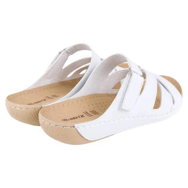 Muya 31127 Crista Beyaz Kadın Anatomik Terlik