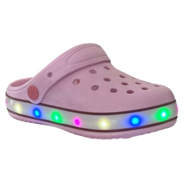 Akınal Bella Pudra Işıklı Çocuk Havuz/Deniz Terlik Sandalet