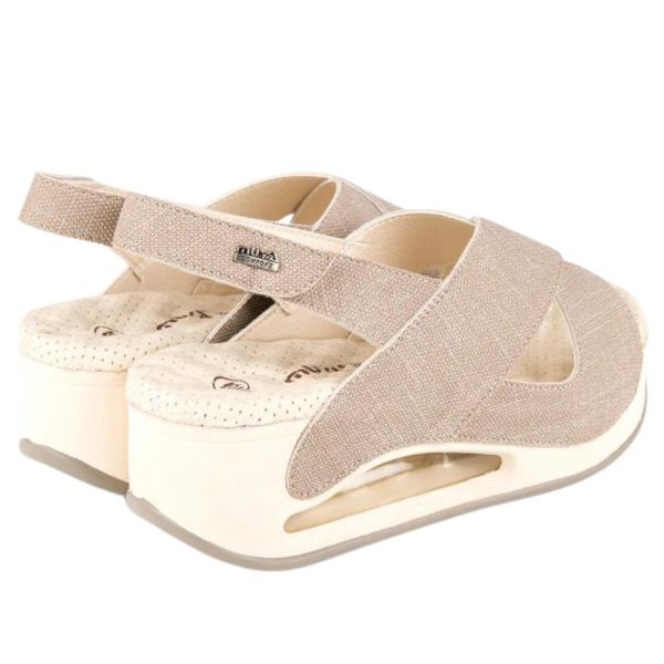 Muya 31213 Assos Krem Kadın Air Taban Sandalet