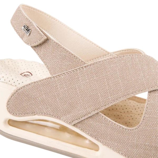 Muya 31213 Assos Krem Kadın Air Taban Sandalet