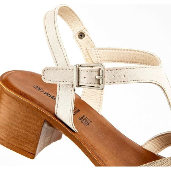 Muya 32002 Demy Krem Kadın Anatomik Sandalet
