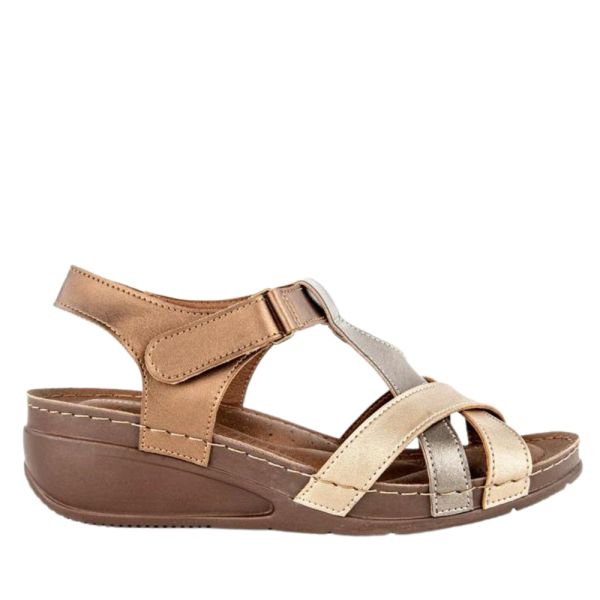 Muya 33209 Simbole Bronz Kadın Anatomik Sandalet