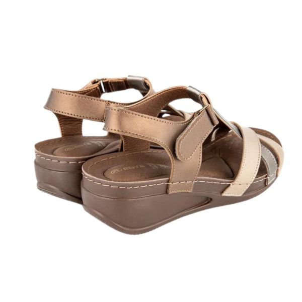 Muya 33209 Simbole Bronz Kadın Anatomik Sandalet