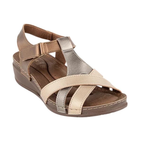 Muya 33209 Simbole Bronz Kadın Anatomik Sandalet