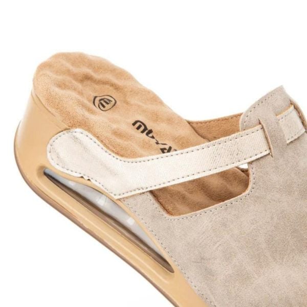Muya 31214 Libra Full Krem Kadın Air Taban Terlik