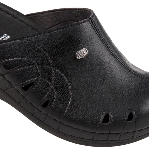 Muya 31147 Gola Siyah Kadın Comfort Sabo Terlik