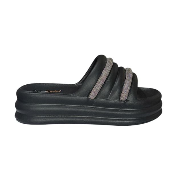 Akınal Bella E456 Siyah Kadın Günlük Terlik