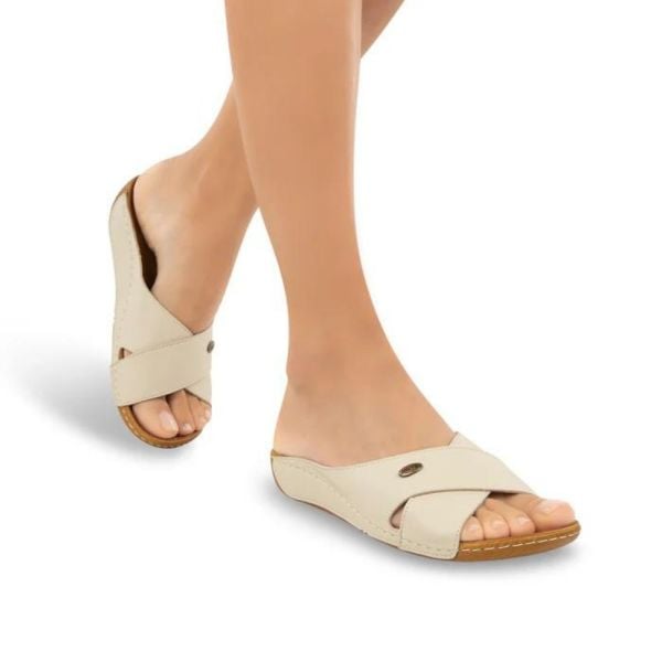 Muya 31122 Misty Krem Kadın Anatomik Terlik