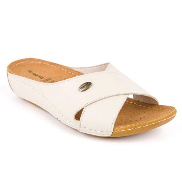 Muya 31122 Misty Krem Kadın Anatomik Terlik