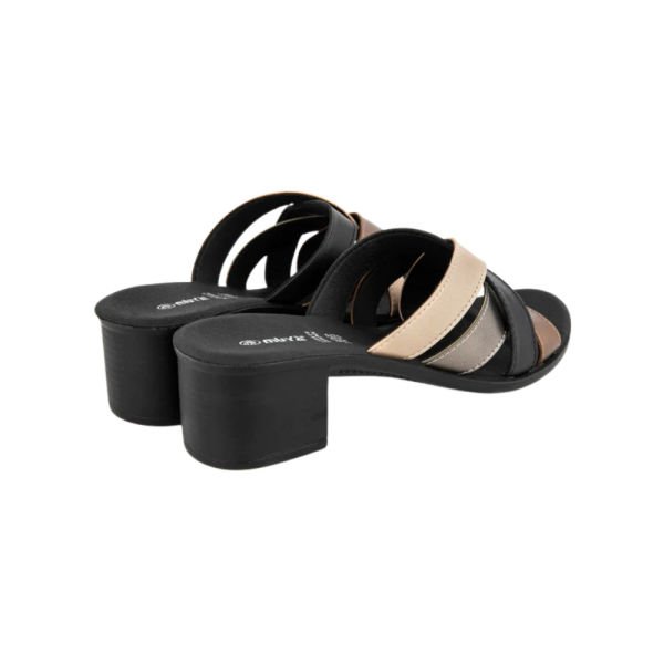 Muya 33000 Anagram Bronz Kadın Topuklu Terlik