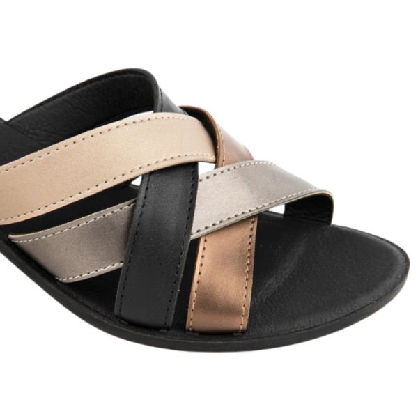 Muya 33000 Anagram Bronz Kadın Topuklu Terlik