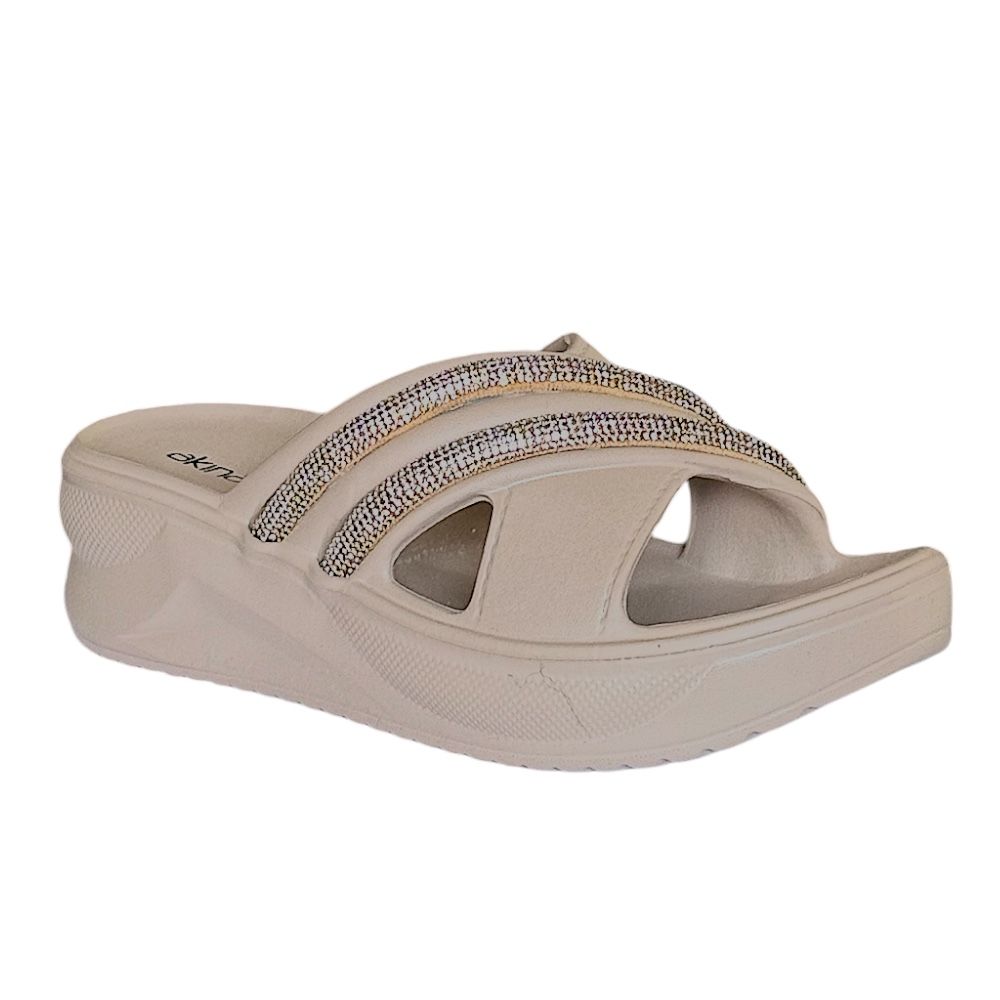 Akınal Bella E454 Camel Kadın Günlük Terlik