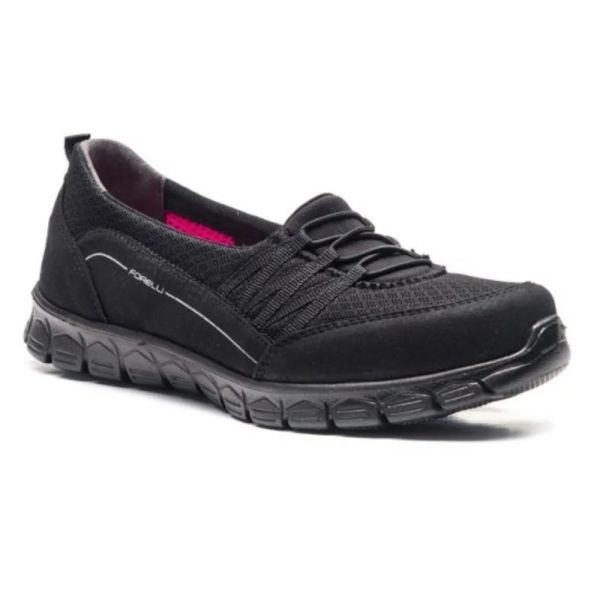 Forelli 61014-G Lisa Siyah/Fuşya Kadın Comfort Spor Ayakkabı