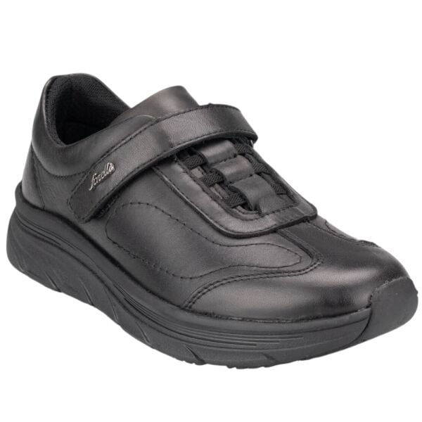 Forelli 31106-G Sedef Siyah Kadın Comfort Deri Ayakkabı