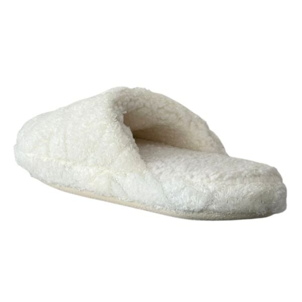 Cex 3PR Ekru Peluş Kadın Ev İçi Terlik