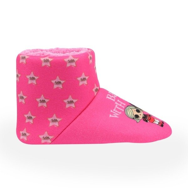 Lol Logi 1PR Fuşya Çocuk Panduf Ev Botu