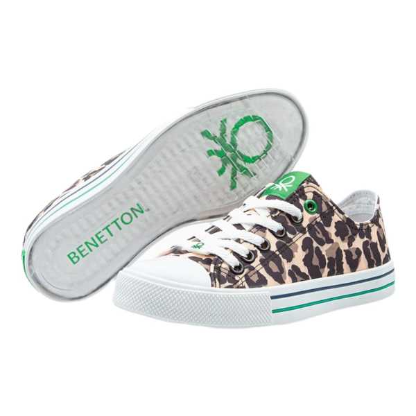 Benetton BN-30179 Beyaz Kadın Spor Ayakkabı