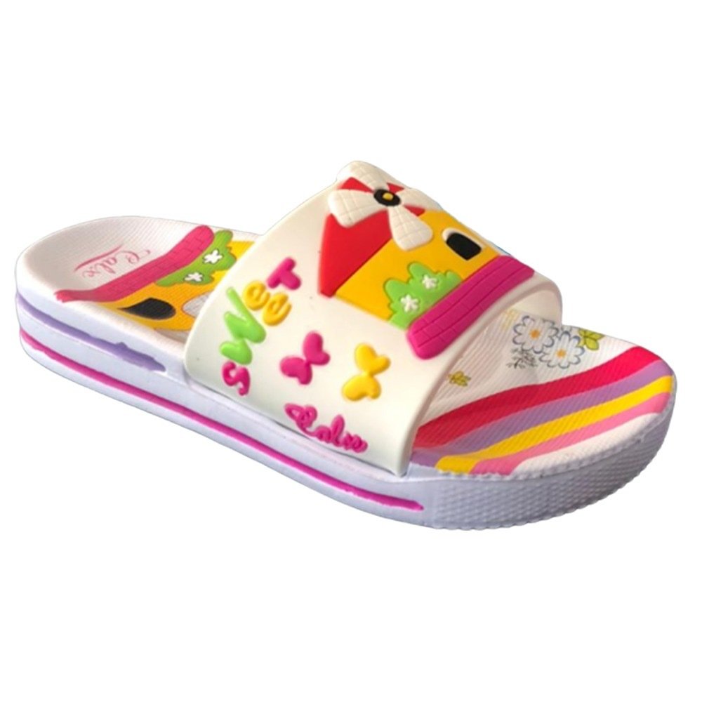 Calx P.845 Beyaz Çocuk Havuz/Deniz Terlik