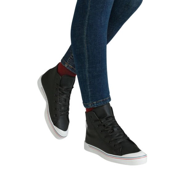 U.S Polo Assn Penelope High WT 2PR Siyah Kadın Sneaker