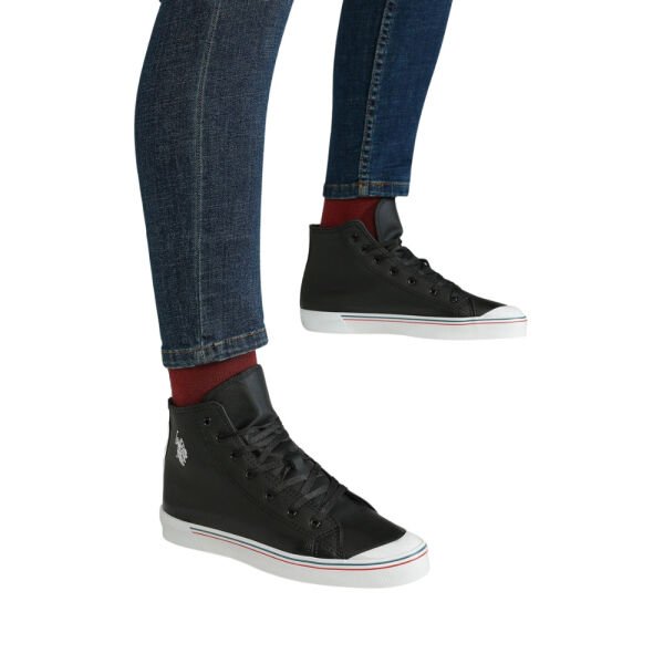 U.S Polo Assn Penelope High WT 2PR Siyah Kadın Sneaker