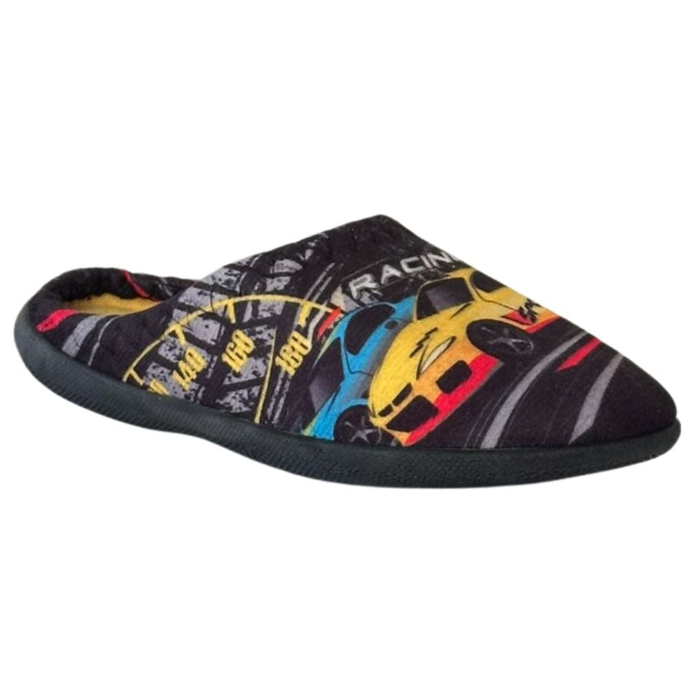 Gezer 13598 Siyah Arabalı Çocuk Ev İçi Terlik