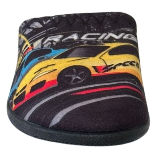 Gezer 13598 Siyah Arabalı Çocuk Ev İçi Terlik