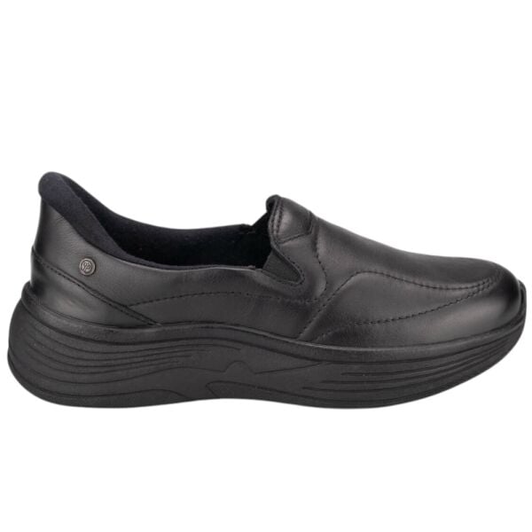 Forelli 58210-G Terenisa Siyah Kadın Comfort Deri Ayakkabı
