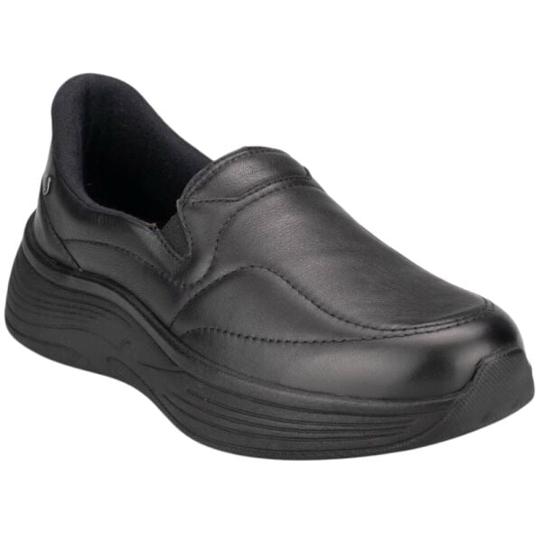 Forelli 58210-G Terenisa Siyah Kadın Comfort Deri Ayakkabı