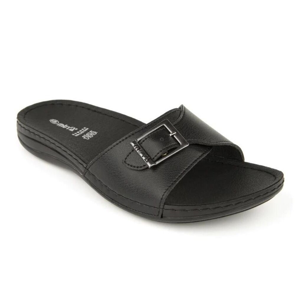 Muya 31111 Luice Siyah Kadın Anatomik Terlik