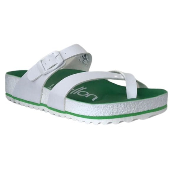 Benetton BN-1315 Yeşil Kadın Parmak Arası Terlik