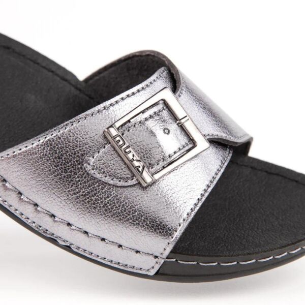 Muya 31111 Luice Kurşun Kadın Anatomik Terlik