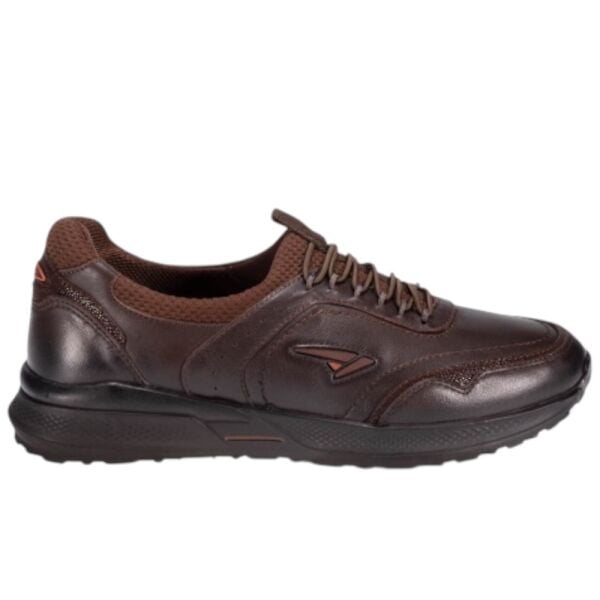 Forelli 46709-G Slins Kahve Kadın Comfort Deri Ayakkabı