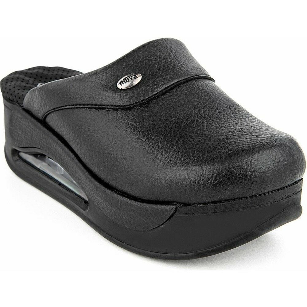 Muya 32230 Stand Siyah Kadın Air Taban Sabo Terlik