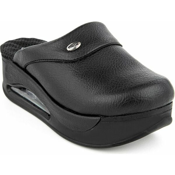 Muya 32230 Stand Siyah Kadın Air Taban Sabo Terlik