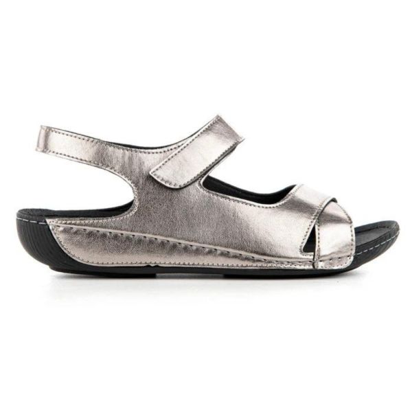 Muya 31121 Alula Platin Kadın Anatomik Sandalet