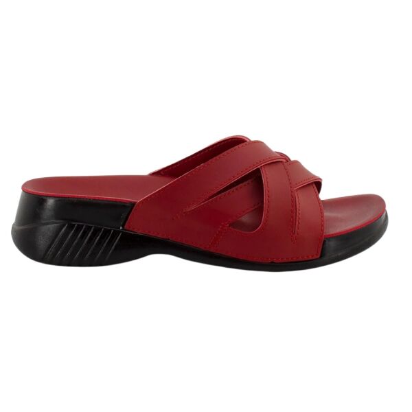 Ceyo Belize-6 Kırmızı Kadın Anatomik Terlik