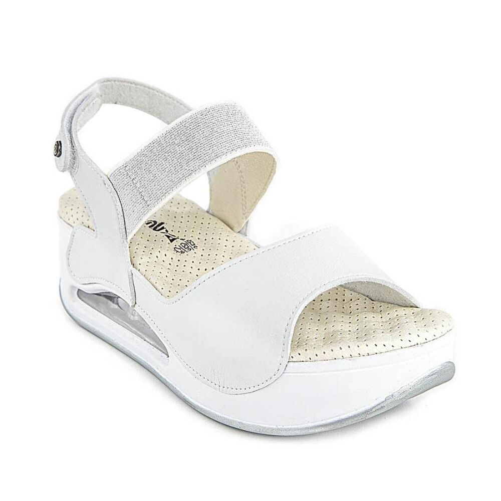 Muya 33227 Podium Beyaz Kadın Air Taban Sandalet