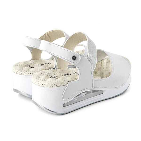 Muya 33227 Podium Beyaz Kadın Air Taban Sandalet