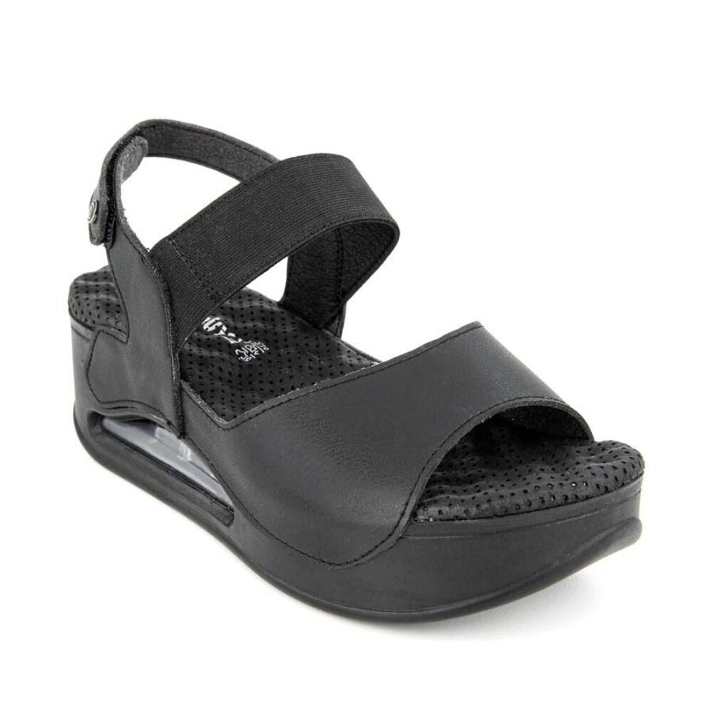 Muya 33227 Podium Siyah Kadın Air Taban Sandalet