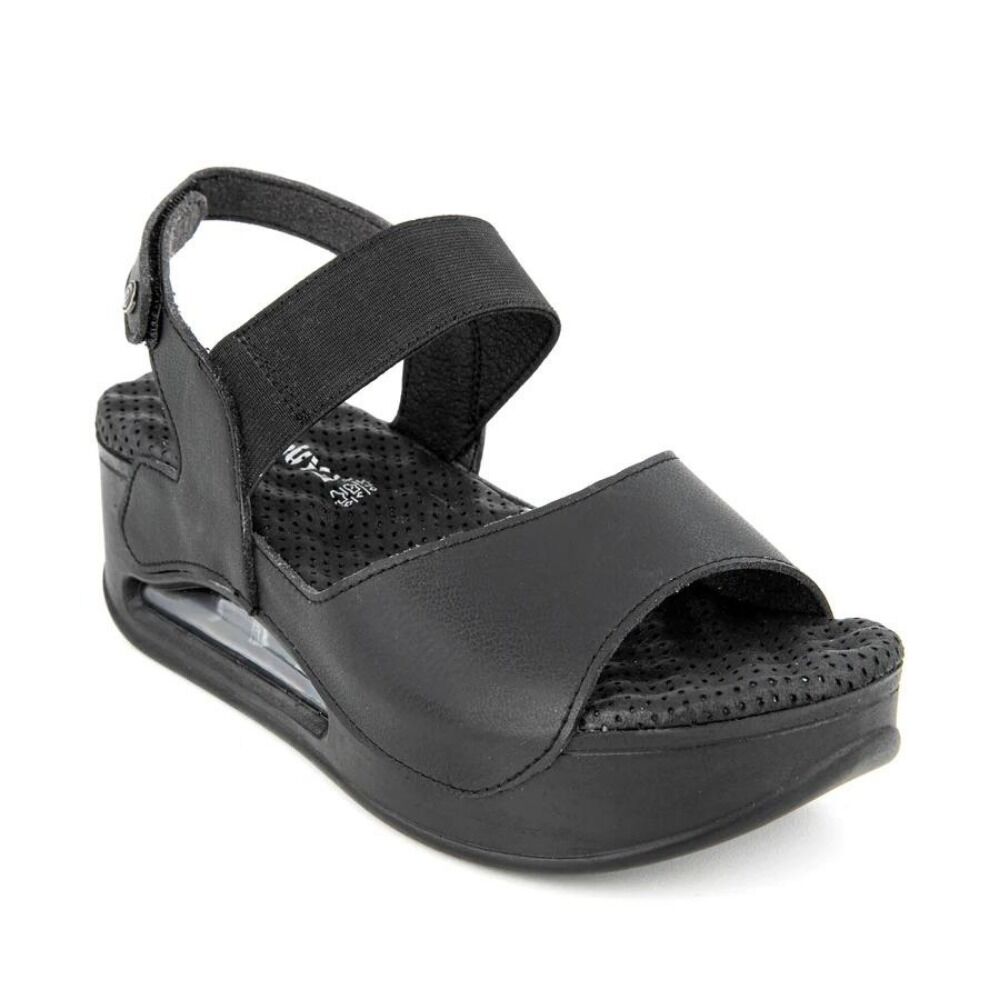 Muya 33227 Podium Siyah Kadın Air Taban Sandalet