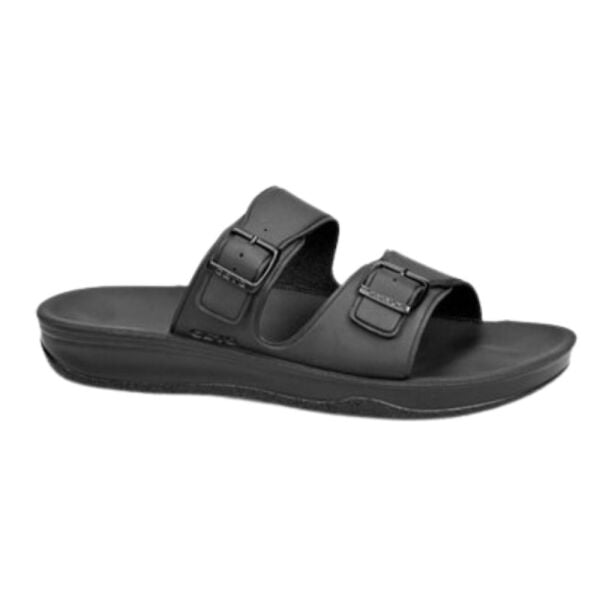 Ceyo 9891-1 Siyah Erkek Hac/Umre Günlük Anatomik Terlik