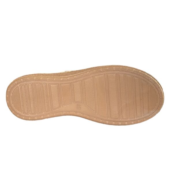 Mammamia D26YT-6140-B Krem Kadın Comfort Deri Terlik