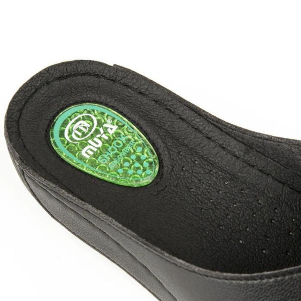 Muya 31124 Cyrus Siyah Kadın Anatomik Topuk Dikeni Terlik