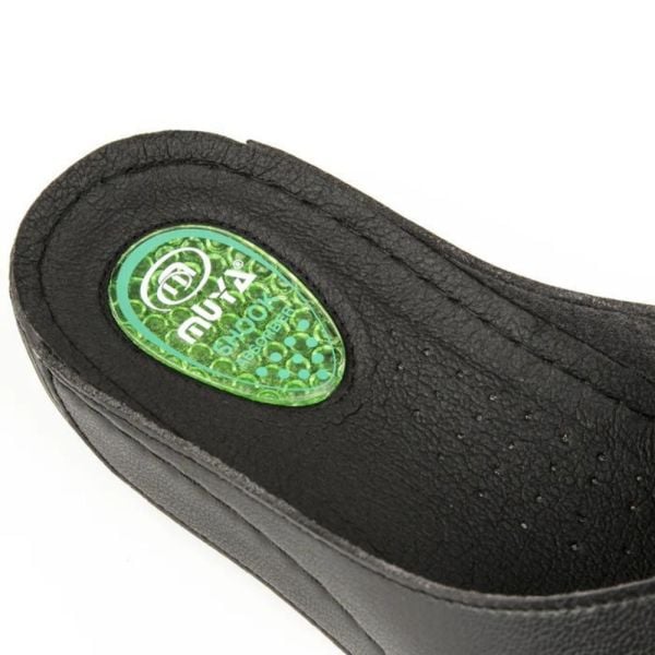 Muya 31124 Cyrus Siyah Kadın Anatomik Topuk Dikeni Terlik