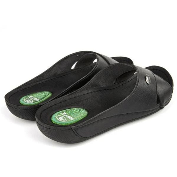 Muya 31124 Cyrus Siyah Kadın Anatomik Topuk Dikeni Terlik