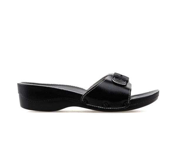 Ceyo Minelli Topuklu Siyah Kadın Anatomik Terlik